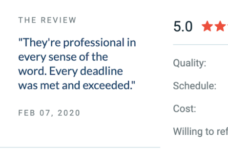 StatenWeb is Thrilled to Receive Another 5.0 Star Client review!